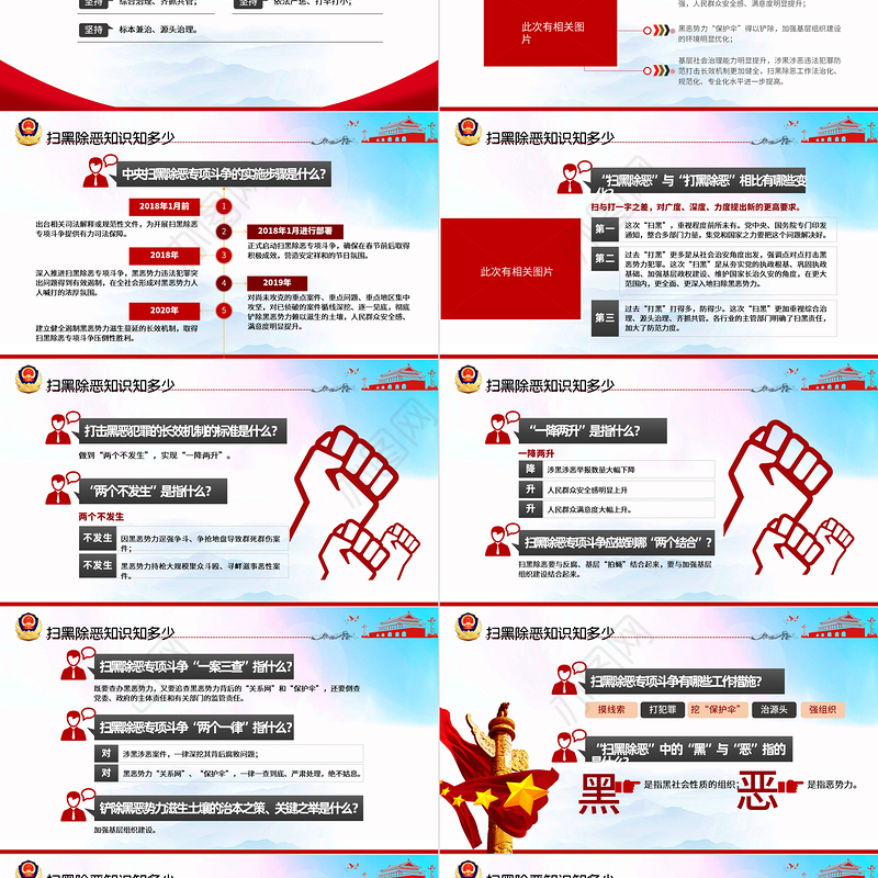 扫黑除恶应知应会知识打击犯罪专项斗争PPT