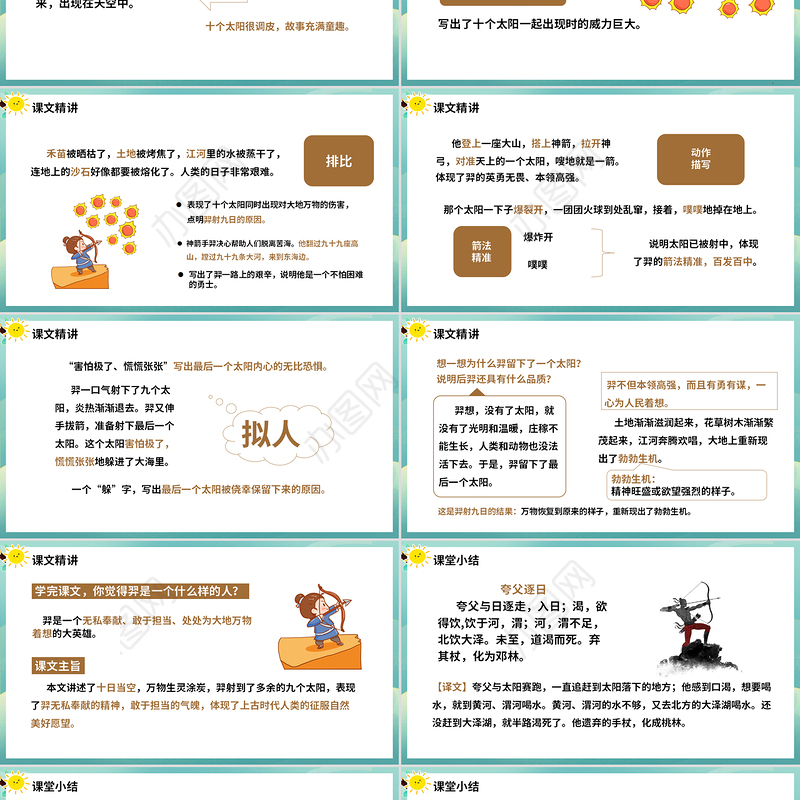 2022羿射九日PPT课文第25课小学二年级语文下册部编人教版教学课件