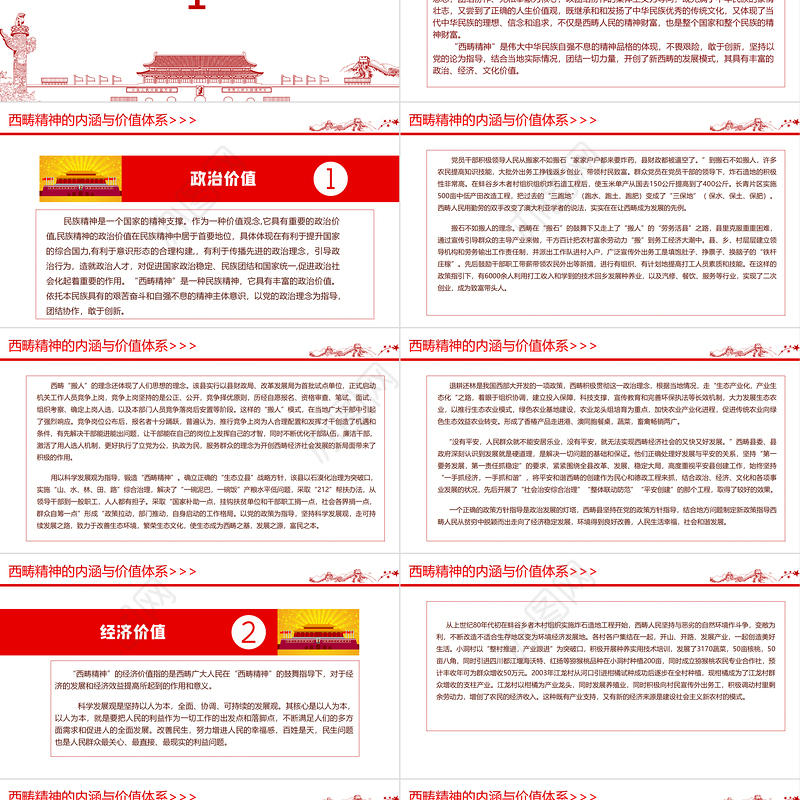 庄重党建风弘扬新时代西畴精神宣教党课PPT课件