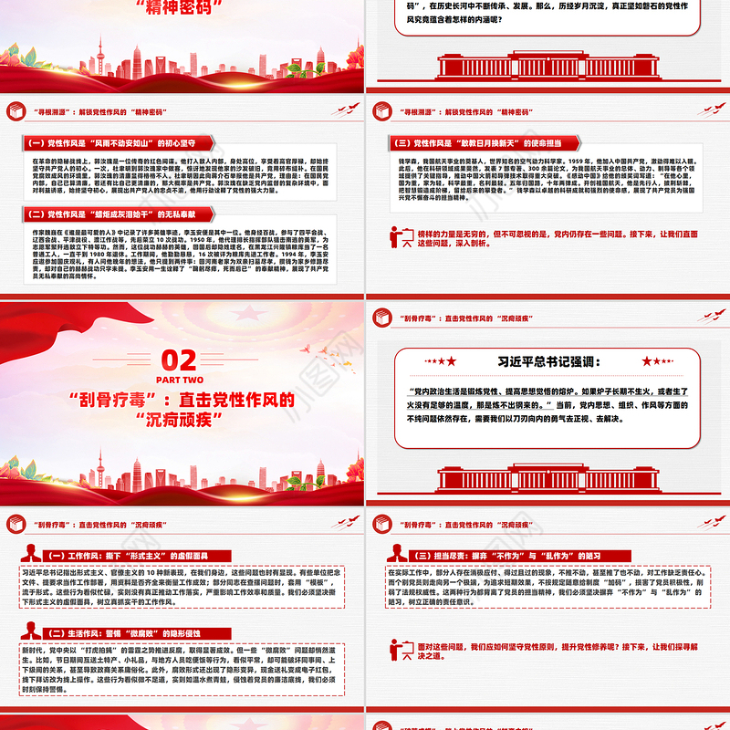 坚定从严治党做新时代的奋斗者PPT2025党性作风专题党课