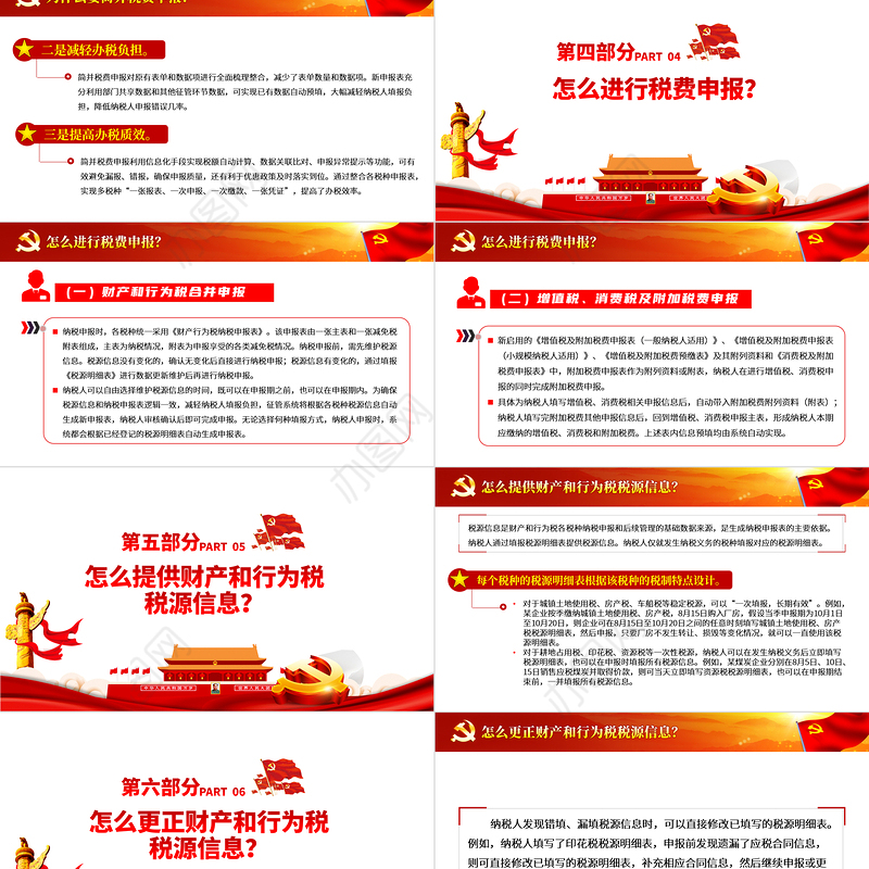 2021税务总局关于简并税费申报有关事项的公告PPT