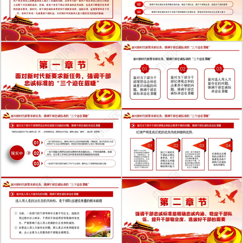 新时代为何要强调干部忠诚标准PPT模板