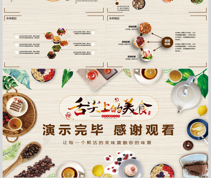 品牌餐饮商业推广计划书PPT