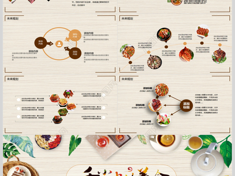 品牌餐饮商业推广计划书PPT