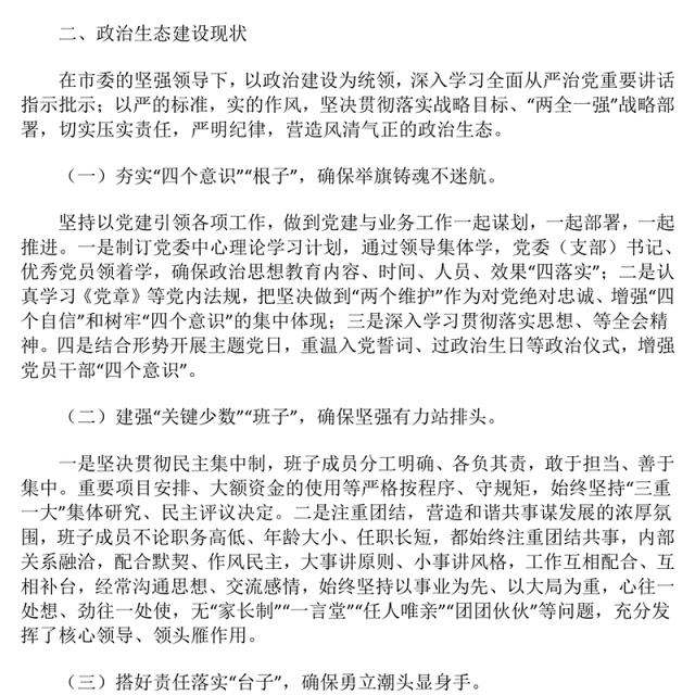 2024年政治生态研判分析报告