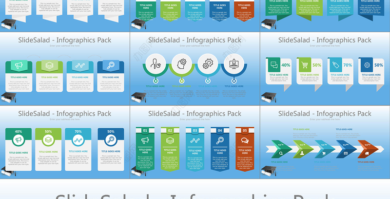 2019数据图表合集PPT模板