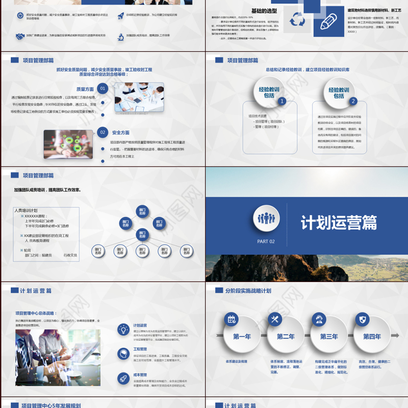 2017年度工作计划项目管理部