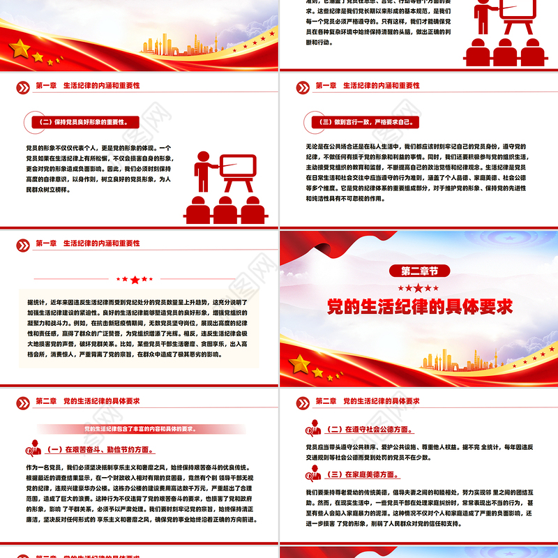 严守党的生活纪律维护党员良好形象PPT党员学习教育课件