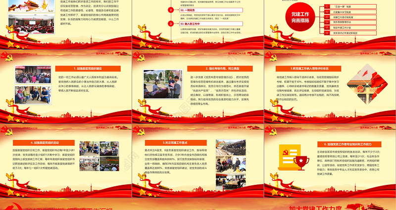 2018基层机关党支部党建工作总结ppt