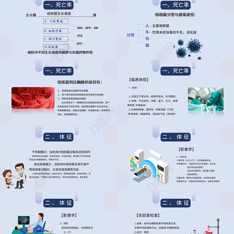 2022结膜性胸膜炎结核医疗课件PPT创意简约风医疗课件通用PPT模板下载.pptx