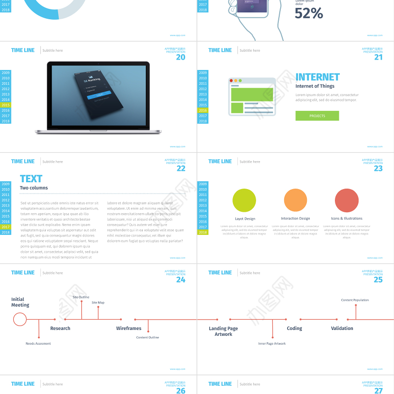 APP界面设计产品展示
