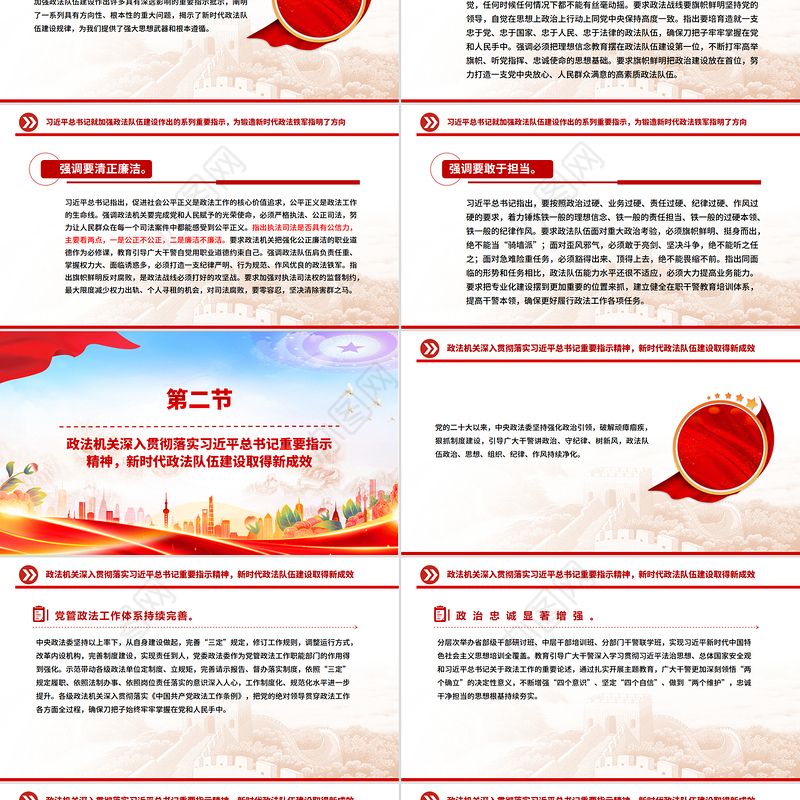 2025努力锻造忠诚干净担当的新时代政法铁军PPT党课