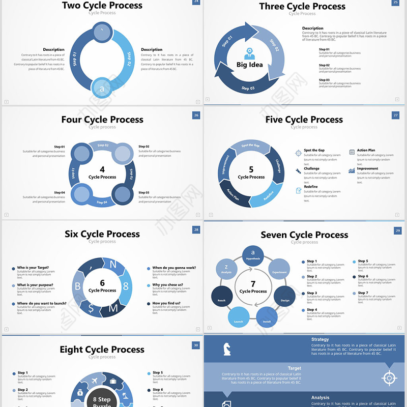原创商务企业流程图鱼骨流程时间线-版权可商用