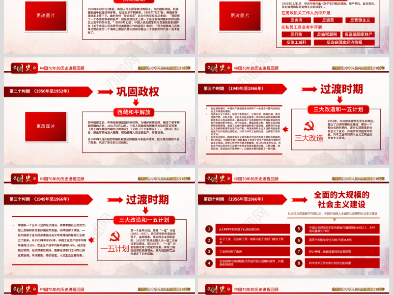 不忘初心牢记使命建国72周年新中国史ppt