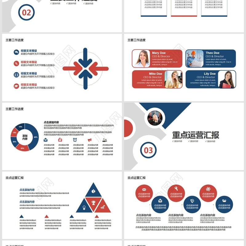 商务运营工作总结计划PPT