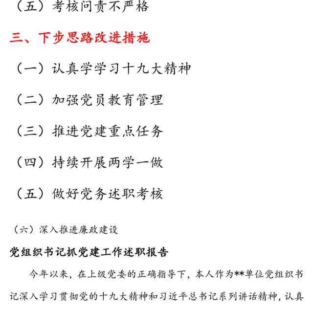 年度党组织书记抓党建工作述职报告