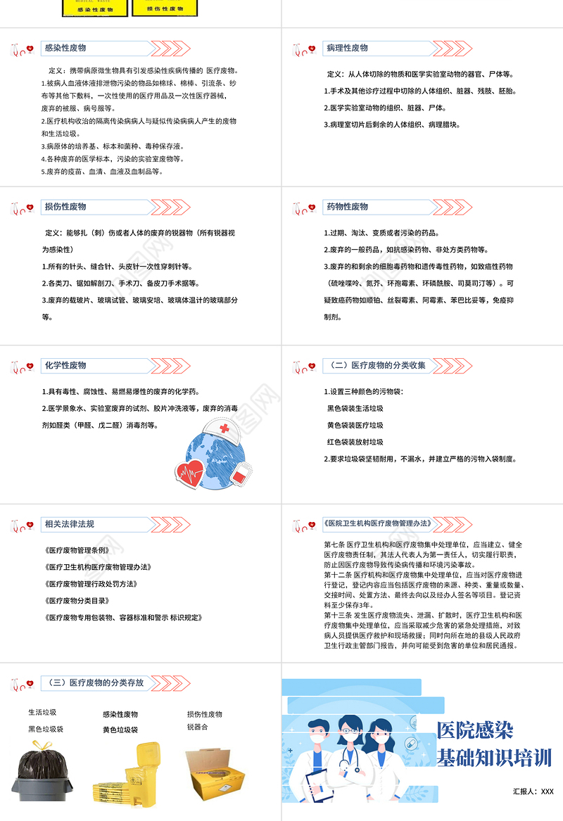 2022医院感染基础知识培训PPT清新医疗风医学知识培训通用PPT