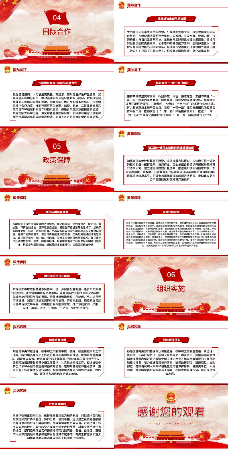 2030年前碳达峰行动方案PPT推动能源消费革命引领经济社会发展绿色低碳环保党课课件