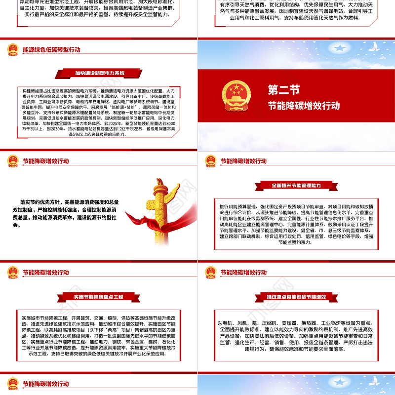2030年前碳达峰行动方案PPT推动能源消费革命引领经济社会发展绿色低碳环保党课课件