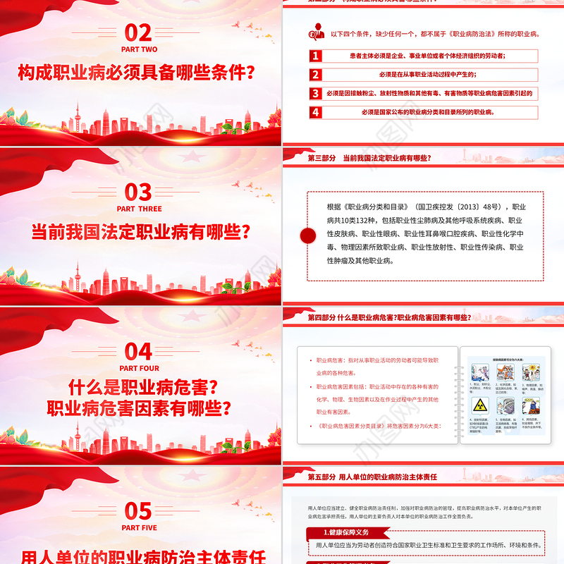 2025职业病防治法宣传周PPT关爱劳动者心理健康课件下载