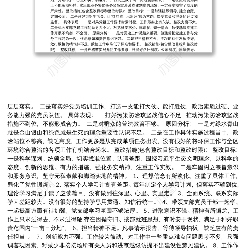 党支部主题教育检视问题清单3篇