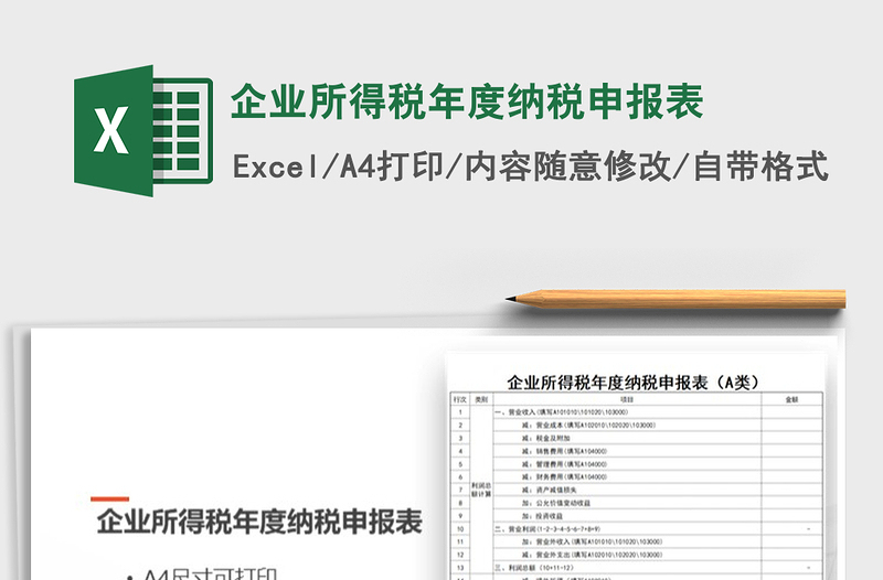 2021年企业所得税年度纳税申报表