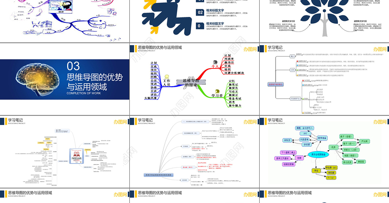 思维导图培训ppt模板思维导图学习ppt