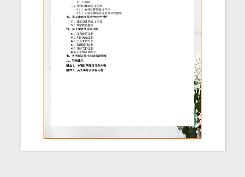 2021年某集团员工满意度数据分析报告