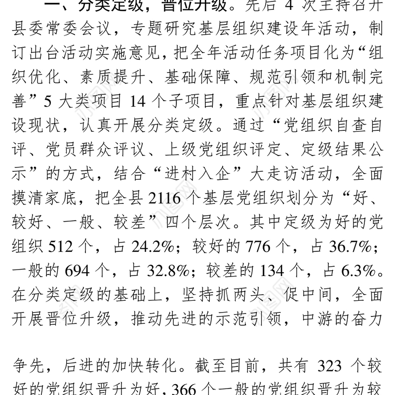 抓基层组织建设年工作述职报告