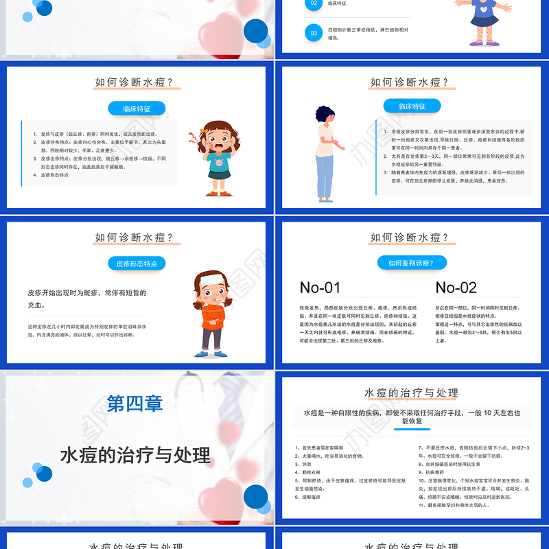 2022水痘预防知识科普PPT简约清新医疗护理培训通用PPT模板