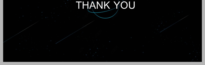 极细亮蓝线条创意星球大气简约PPT模板