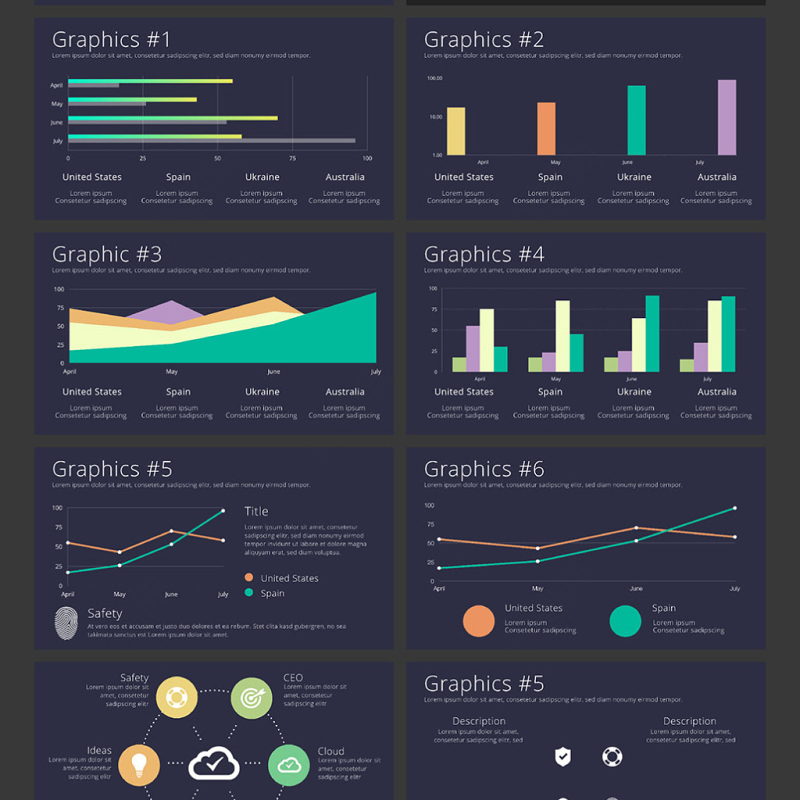 商业计划书APP展示keynote模板
