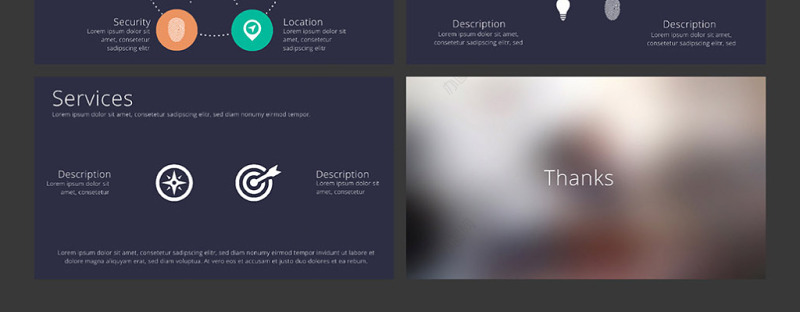 商业计划书APP展示keynote模板