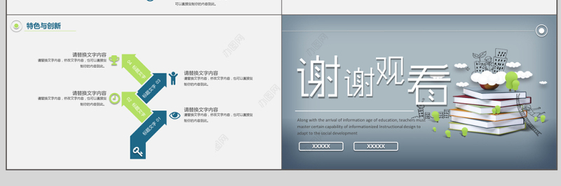 简约信息化教学设计说课PPT模板