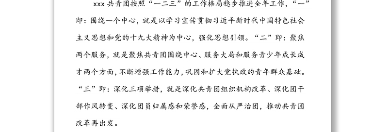 XXX共青团2022年一季度工作总结