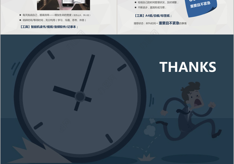 2018简约时间管理培训PPT