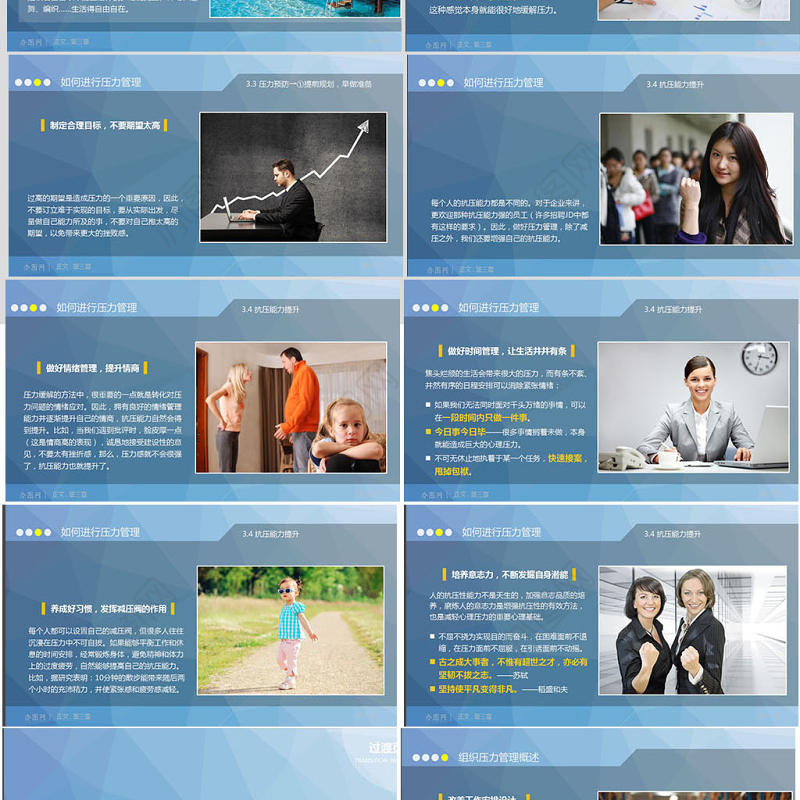 心理压力管理动态培训PPT课件