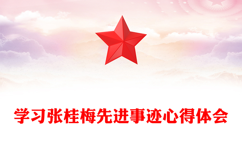 学习张桂梅先进事迹心得体会