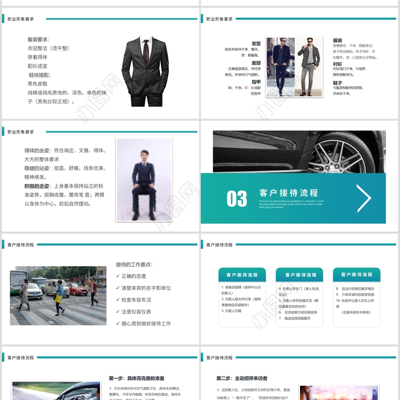  商务司机礼仪培训PPT模版