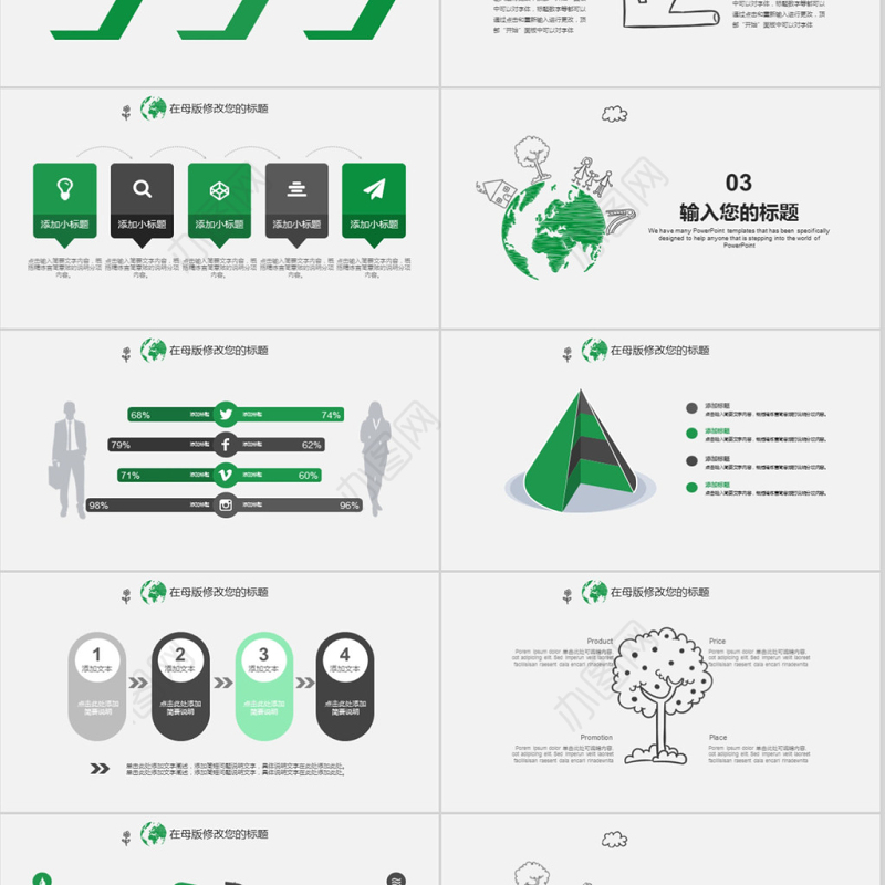 2018地理知识培训ppt模板