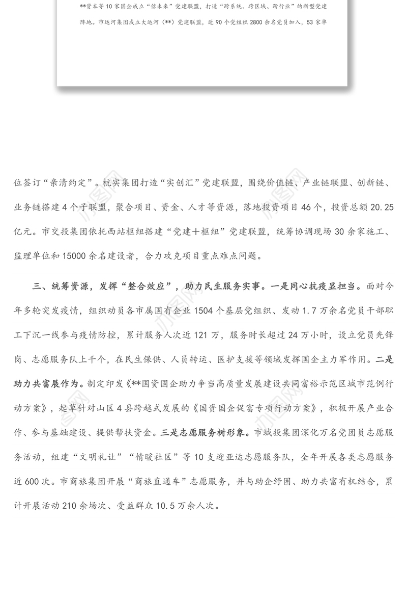 国企党群品牌创建交流材料