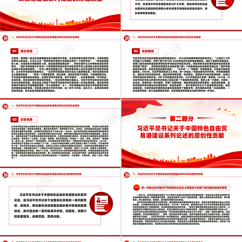 2024中国特色自由贸易港建设系列论述的形成渊源、原创性贡献和实践要求PPT课件
