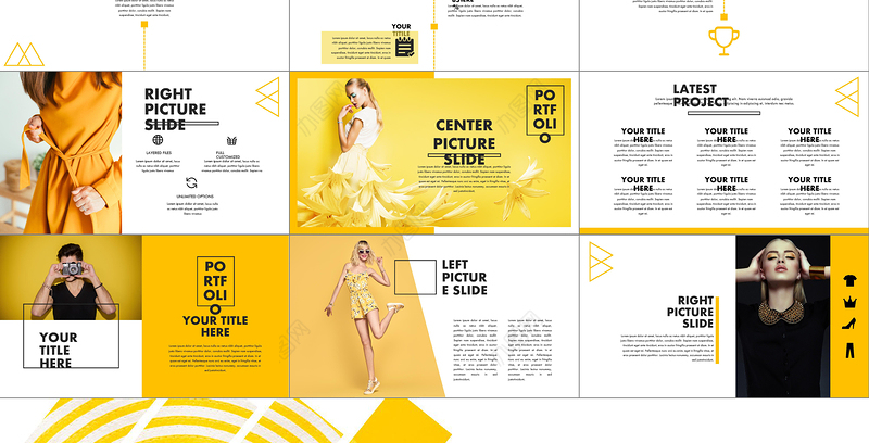 2019橙时尚PPT模板