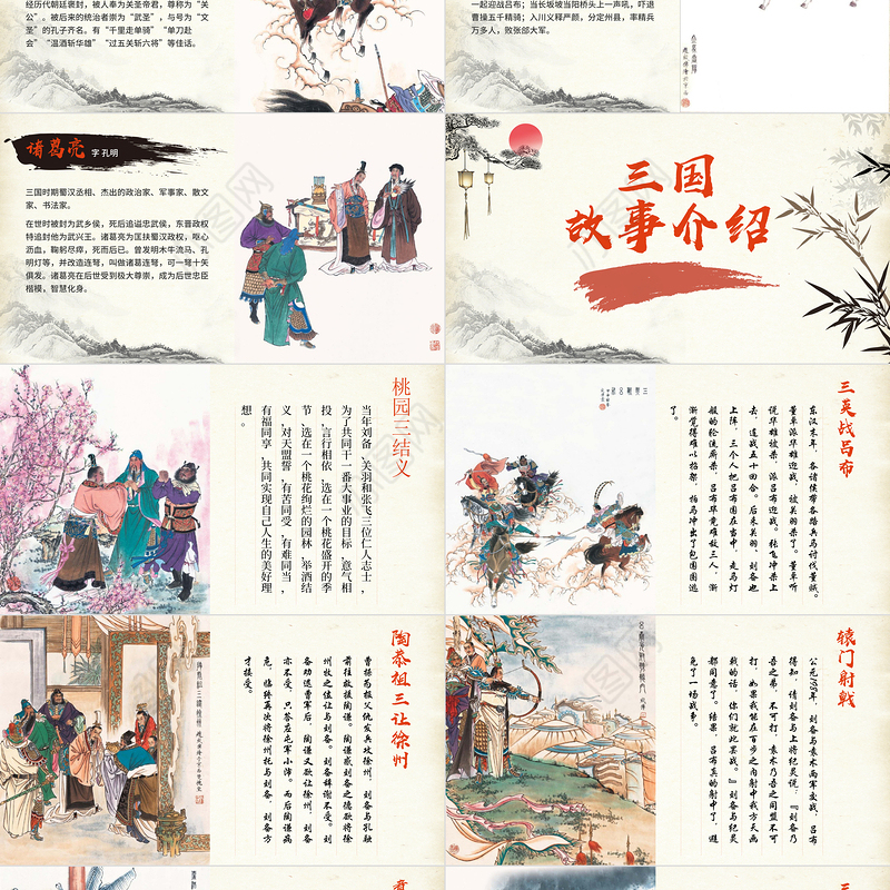 2021四大名著之三国演义名著导读介绍PPT