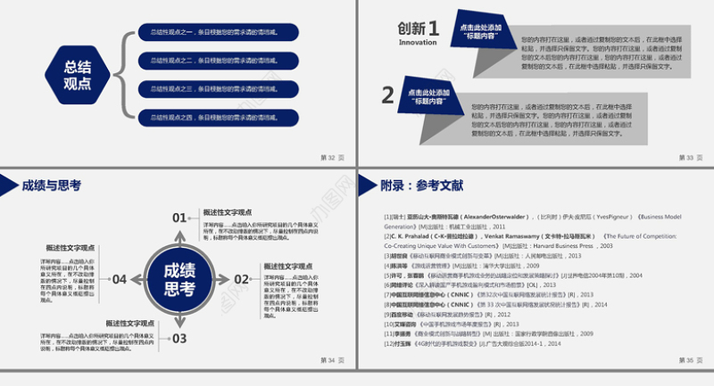 蓝色简洁环境工程专业毕业论文答辩PPT