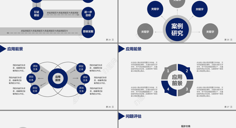 蓝色简洁环境工程专业毕业论文答辩PPT