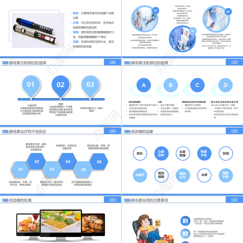 原创内容完整糖尿病健康知识宣讲PPT