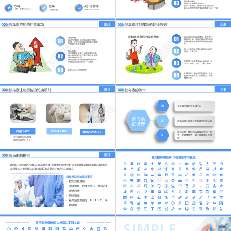 原创内容完整糖尿病健康知识宣讲PPT