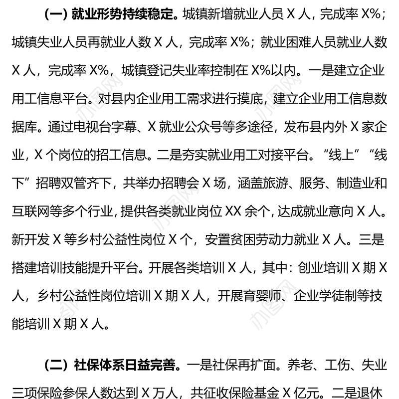 县人社局2024年工作总结