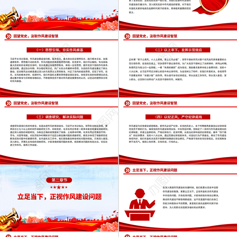 2025坚定信念强作风担当作为促发展PPT作风建设党课课件